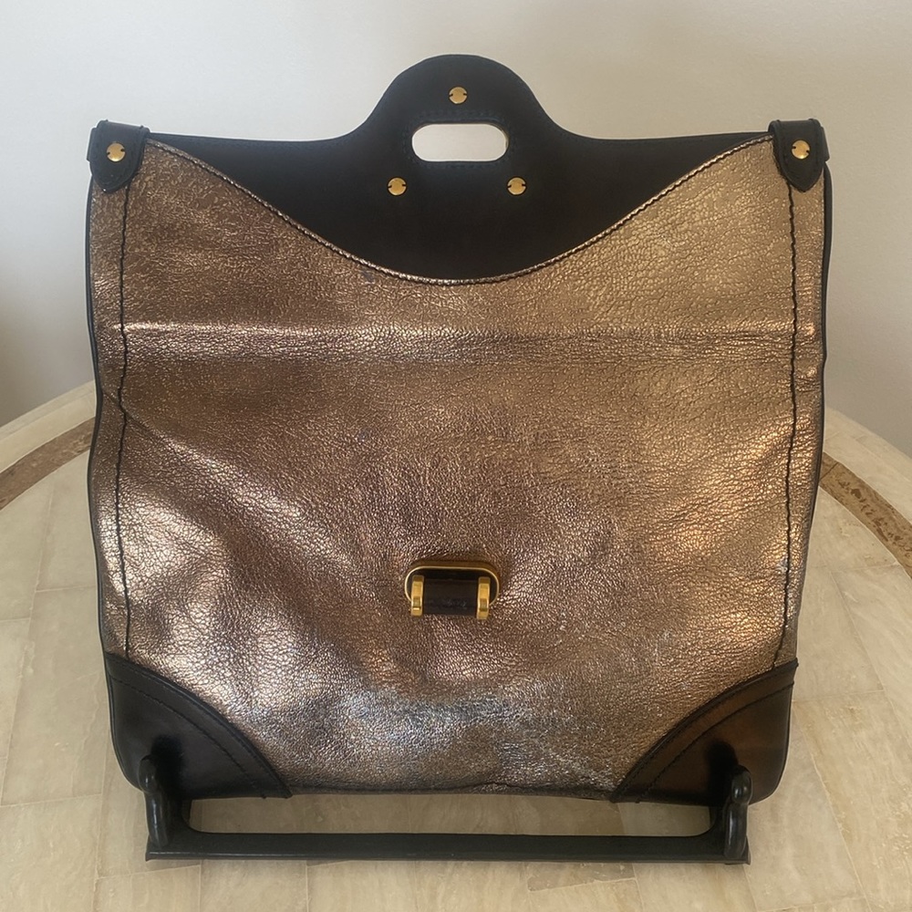 Alexander Mcqueen Multi Colored Large Leather Clu… - image 7